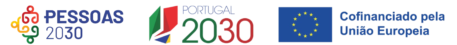 Cofinanciado por Pessoas 2030, Portugal 2030 e União Europeia